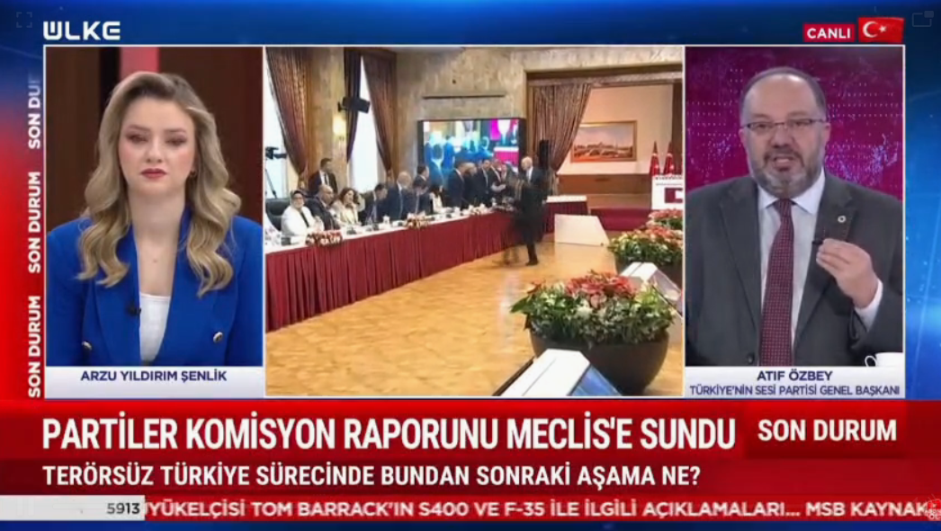 Genel Başkanımız Atıf Özbey Ülke TV'de!